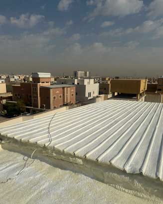 عزل سطح هنجر بالفوم